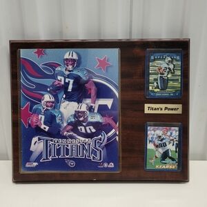 Titans Tennessee NFL 2000 Commemorative Plaque Photo & 2 Cards